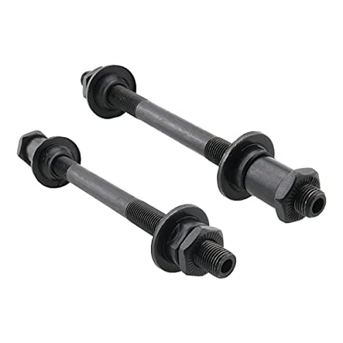 ZRM&E Durable Steel Axles Kit, 108mm/145mm Quick Release MTB HubShaft