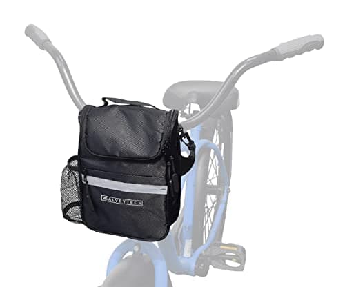 AlveyTech Insulated Bike & Scooter Handlebar Bag with Rain Cover
