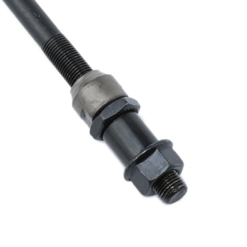 190mm Black 26 TPI Conical Lock Nut Bike Rear Hub Axle - 1PC