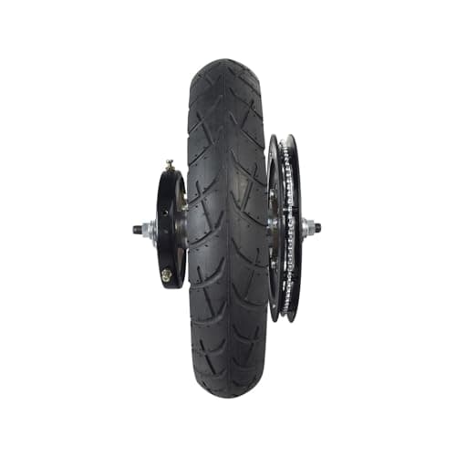 Replacement Rear Wheel Assembly for Razor Pocket Mod Electric Scooter (Version 13-30, 31+) - Includes Tire, Tube, Brake, and Freewheel