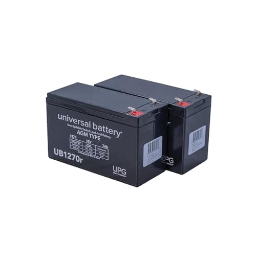 24V Sealed Lead Acid Battery Pack for Pocket Bikes - Set of 2 Rechargeable Batteries