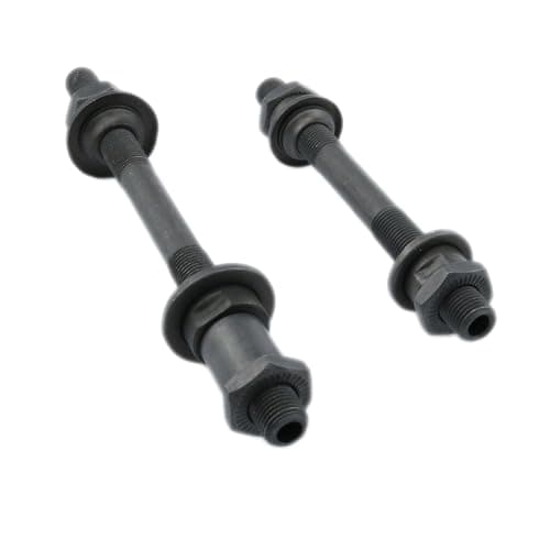 Black Hollow Axle Kit for Mountain Bike 108mm, 145mm - 2PCS
