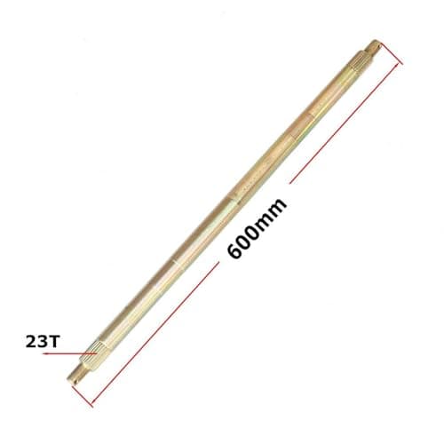 23 Tooth ATV Rear Axle Replacement for Electric UTV & Motorbike