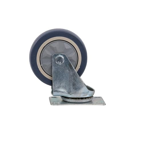 Replacement Tires for Hover 1 - AlveyTech Shockproof Caster Wheel with Fork & Axle for Go Kart Kits (Gray)
