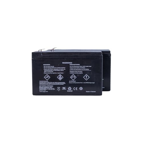 24V Sealed Lead Acid Battery Pack for Pocket Bikes - Set of 2 Rechargeable Batteries