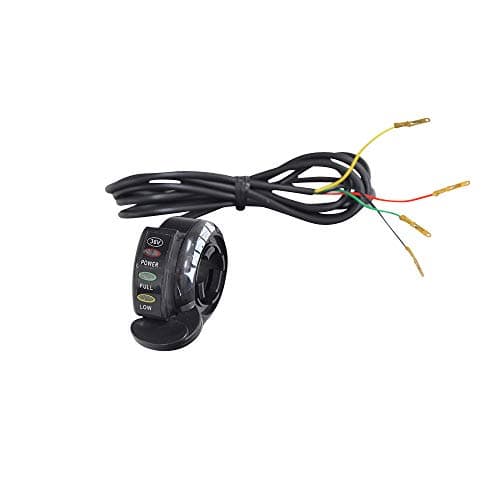 AlveyTech Variable Speed 4-Wire Thumb Throttle for Razor E200, Dune Buggy, E200S & E225 with Power Indicator