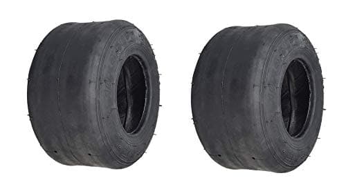 AlveyTech 10x4.50-5 Tubeless Slick Tire for Drift Trikes & Go-Karts (Qind) Pack of 2