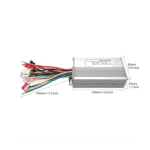 36V 48V 60V 500W 30A Motor Drive Controller with LCD Display 3-Speed Throttle (36 48V 500W-LCD-8)
