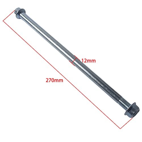 12mm 270mm Front Rear Axle for PIT PRO Trail Dirt Bike QUAD ATV 50cc 110cc 125cc
