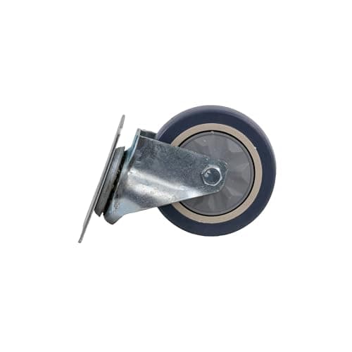 Replacement Tires for Hover 1 - AlveyTech Shockproof Caster Wheel with Fork & Axle for Go Kart Kits (Gray)