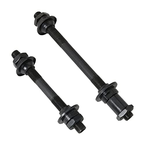ZRM&E Durable Steel Axles Kit, 108mm/145mm Quick Release MTB HubShaft