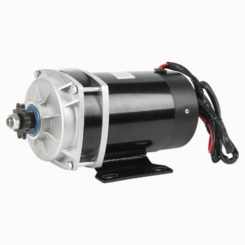 DC 48V 600W Go Kart Brushed Electric Motor for DIY Quad Trike and More