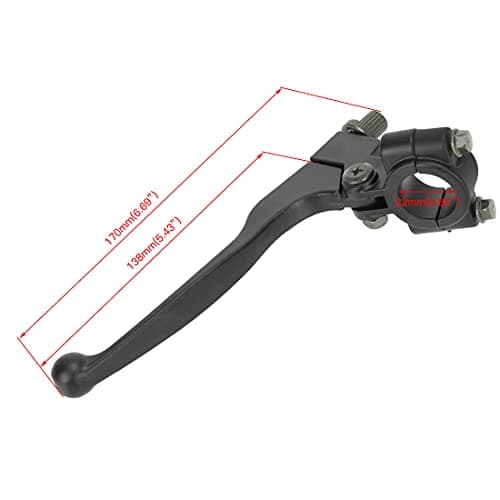 FVRITO Left Brake Clutch Lever for 196cc Massimo MB200 Warrior MB165 MB200 TrailMaster DB30 Mini Bike
