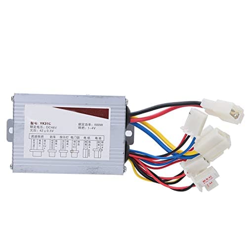 48V 800W Electric Brush Motor Controller for Scooters, Aluminum Material