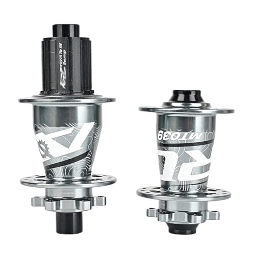 MirOdo Mountain Bike Hub Set 32 Holes Aluminium Alloy Front 2 Rear 4 Quick Release/Thru Axle