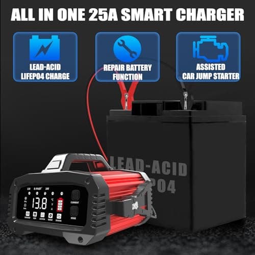 E-FAST 25A All-in-One 12/24V Lifepo4 Lead Acid Battery Charger