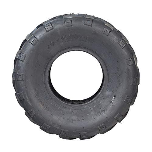 AlveyTech 19x7.00-8 Tire with QD116 V-Tread for Mini Bikes, ATVs, Go Karts & More