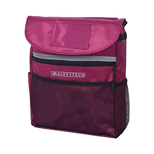 AlveyTech Saddle Bag for Mobility Scooter - Armrest Accessories Holder for Wheelchairs and Electric Scooters