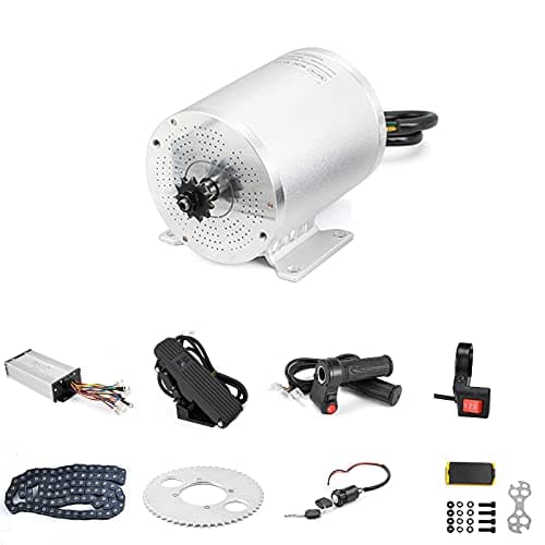 48V 1000W Electric Brushless DC Motor Kit with Speed Controller and Twist Grip Throttle