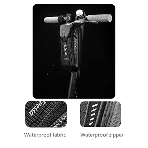 Epessa Scooter Handlebar Bag, Large Capacity EVA Material, Fit Mijia M365/Pro, Segway ES1-3|Charger Storage