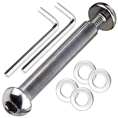 8mm-86mm 8.8 Grade Carbon Steel Axle Allen Screw Bolt Set for Scooter