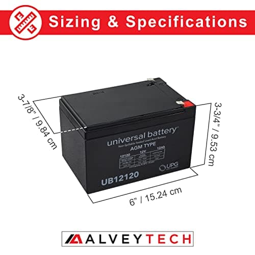 24V 12Ah Battery Pack for Currie e-Bike & Scooter - Replacement Rechargeable Batteries