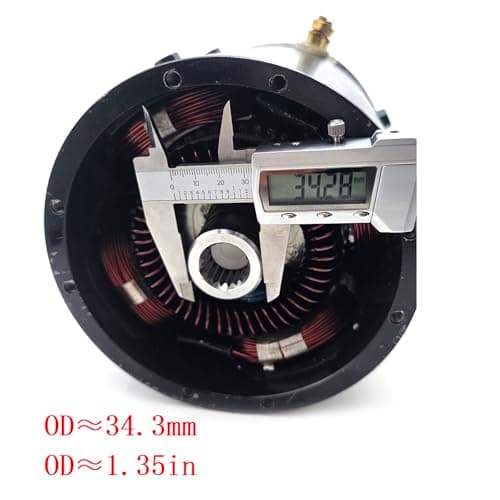 48V 5kW DC Excited Motor DV9-4009-GN for Golf Cart Forklift