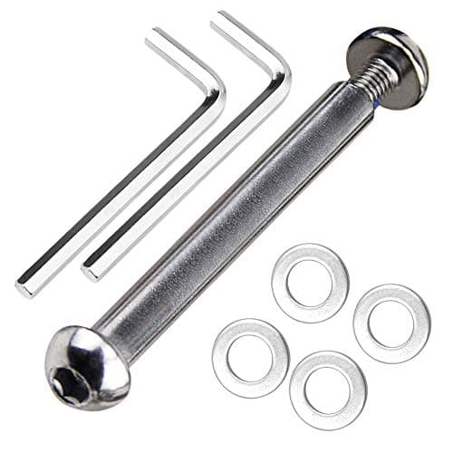 8mm-86mm 8.8 Grade Carbon Steel Axle Allen Screw Bolt Set for Scooter