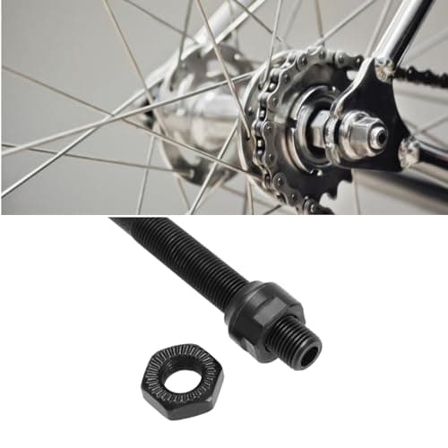 Bike Hub Axles Front and Rear Quick Release Axle Set for Mountain Road BMX City Bikes