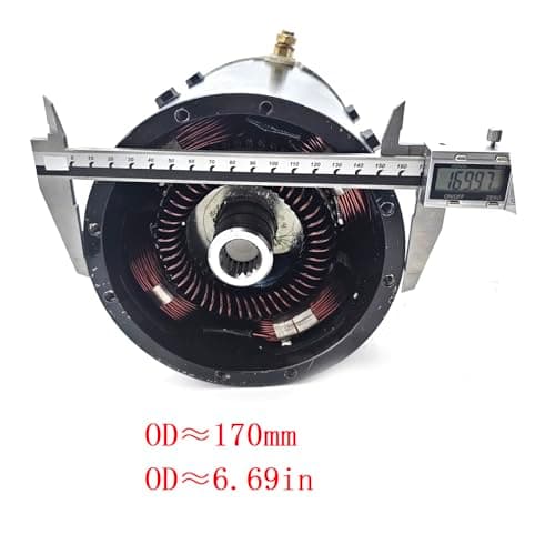 48V 5kW DC Excited Motor DV9-4009-GN for Golf Cart Forklift