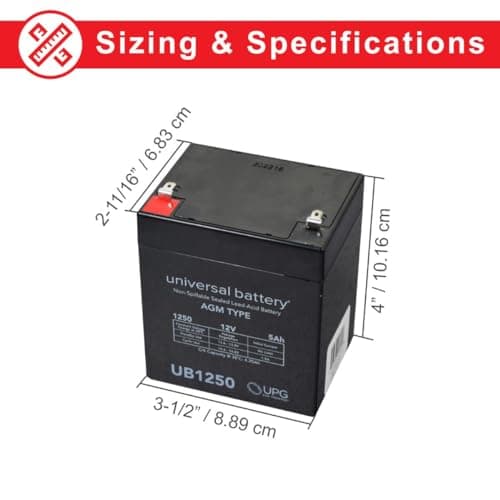 24V 5 Ah Battery Pack for Razor Crazy Cart and DLX with Harness - 12V SLA/AGM Batteries and Wiring Kit for Kids Electric Kart