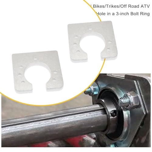 3-inch Bolt Ring Compatible Go-Kart Live Axle Bearing Kit for Mi-ni Bikes/Tr-ikes/ATV