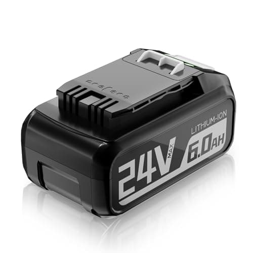 Calihutt 24V 6.0Ah Lithium Ion Battery Replacement for Greenworks 29842, 29852, 29322, 20352, 22232, 2508302 Cordless To
