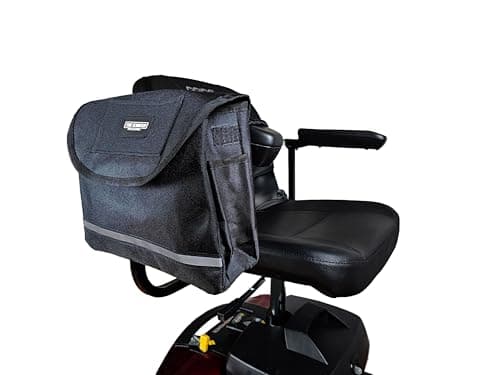 Armrest Bag for Mobility Scooters & Powerchairs. Deluxe Storage Pouch Accessory.
