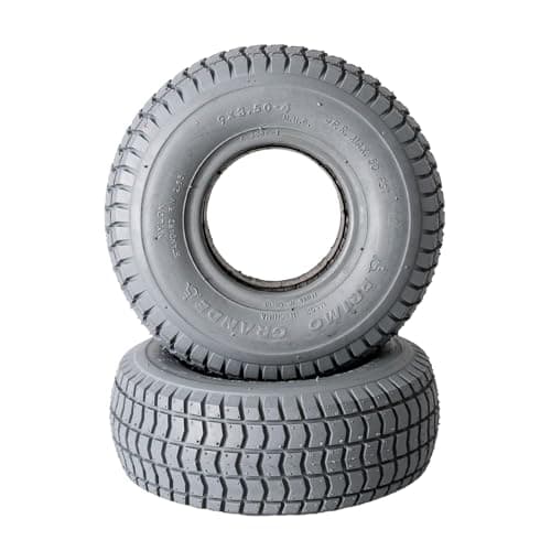 AlveyTech 9x3.50-4 Foam Filled Tire with Grande Knobby Tread