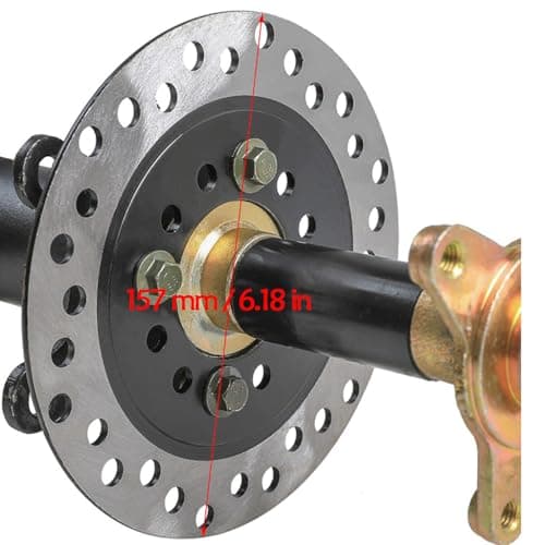 860mm Split Axles with Hubs Brake Discs for ATV/UTV/Karting Golf Cart