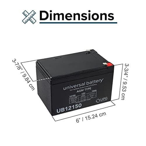 24V Sealed Lead Acid Battery Pack for Mobility Scooter - Replacement Non-Spillable SLA/AGM Deep Cycle Batteries