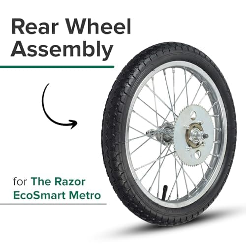 Rear Wheel Assembly for Razor EcoSmart Metro