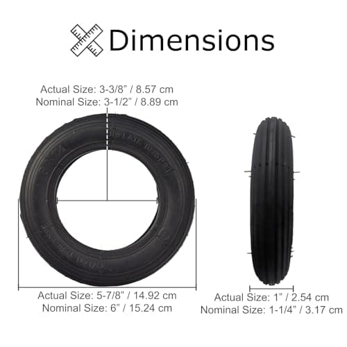AlveyTech 6x1.25 Pneumatic Tire