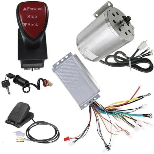 High-Speed 1800W 48V Brushless Electric Scooter & Go Kart Motor Kit
