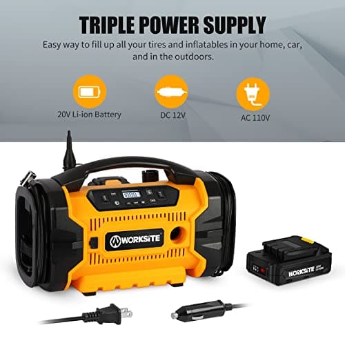 Portable Tire Inflator for Cars, Bikes, and More