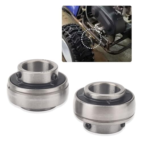 3-inch Bolt Ring Compatible Go-Kart Live Axle Bearing Kit for Mi-ni Bikes/Tr-ikes/ATV