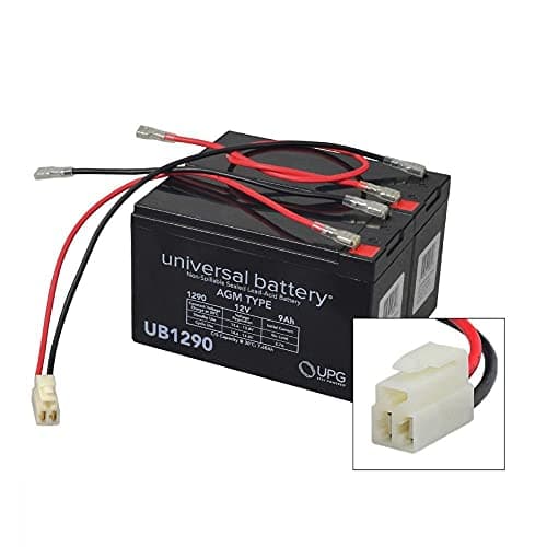 AlveyTech 24V 9Ah SLA AGM Battery Pack with Harness - Razor RX200 Replacement Batteries