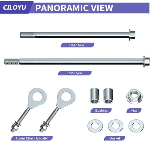 14mm 285mm Rear Axle Kit for Coleman CT200U-EX Mini Bike Powersports Accessories Parts