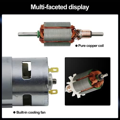 High Torque 12V DC Motor 20000 RPM Dual Ball Bearings