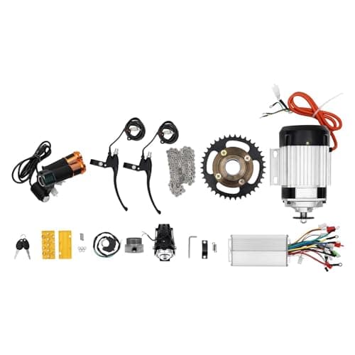 Electric Pedicab Motor Kit, 500W 48V Brush-Less Geared Motor Conversion Kit for Tricycle/Three-Wheeled Bike