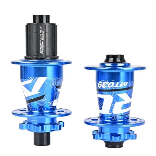 MirOdo Mountain Bike Hub Set 32 Holes Aluminium Alloy Front 2 Rear 4 Quick Release/Thru Axle