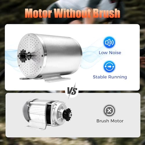 60V 2000W BLDC Motor Kit for Electric Scooter & E-Bike