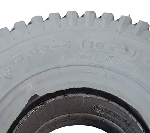 AlveyTech 3.00-4 Foam-Filled Mobility Tire with Powertrax C248 Tread