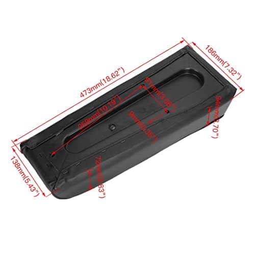 Mini Bike Seat Compatible with Coleman CT200U Baja Doodlebug DB30 - Black Parts
